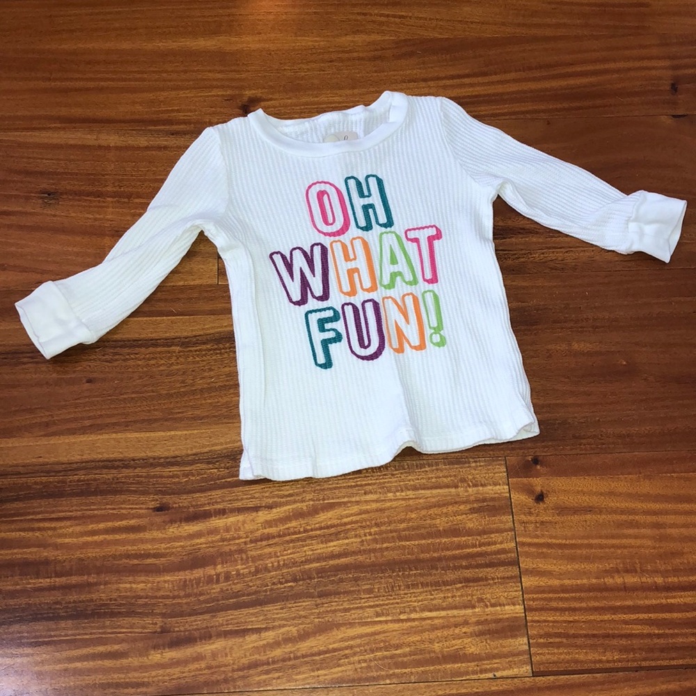 Oh What Fun Long Sleeve Kids Shirt ✨